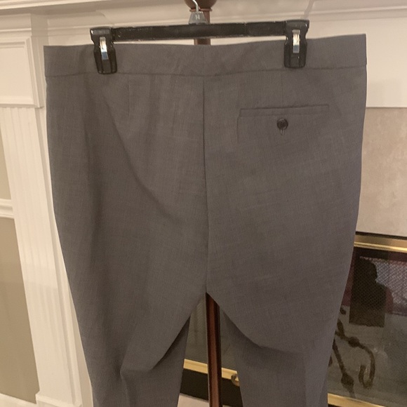 NWT J. CREW BI STRETCH HEATHER GRAY PANTS SIZE 12 - Picture 5 of 8